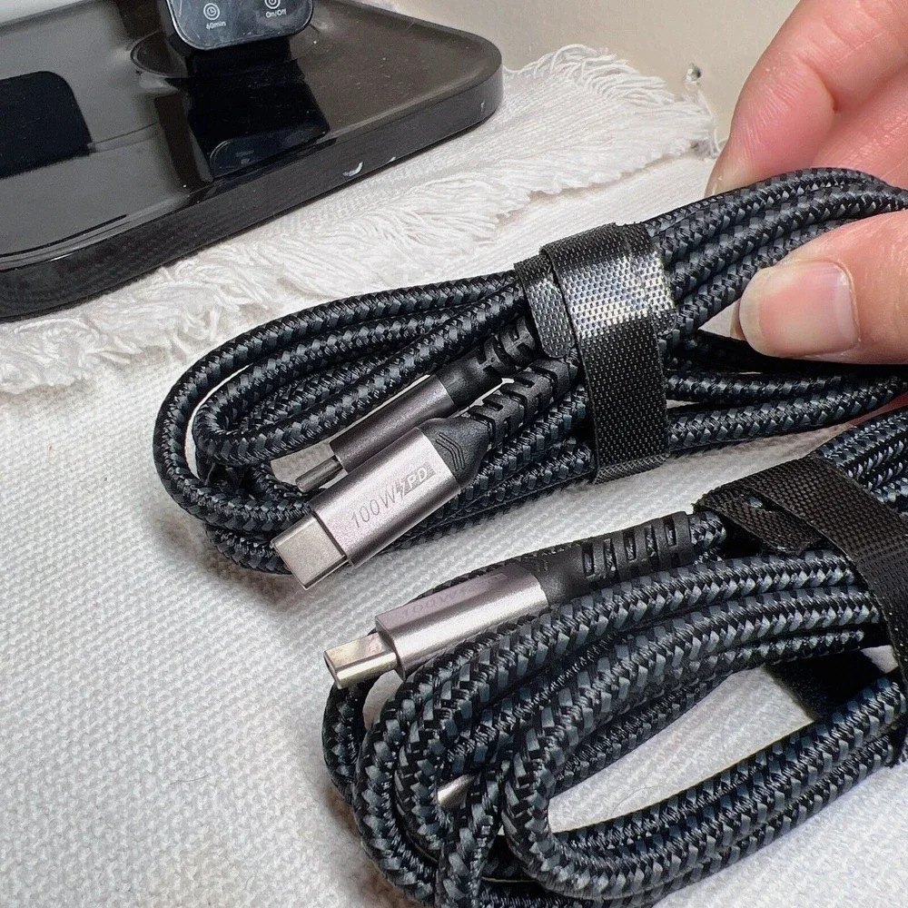 2 X USB C to USB C Charging Cable 6ft 100W Fast Charge for MacBook/Galaxy/iPad
